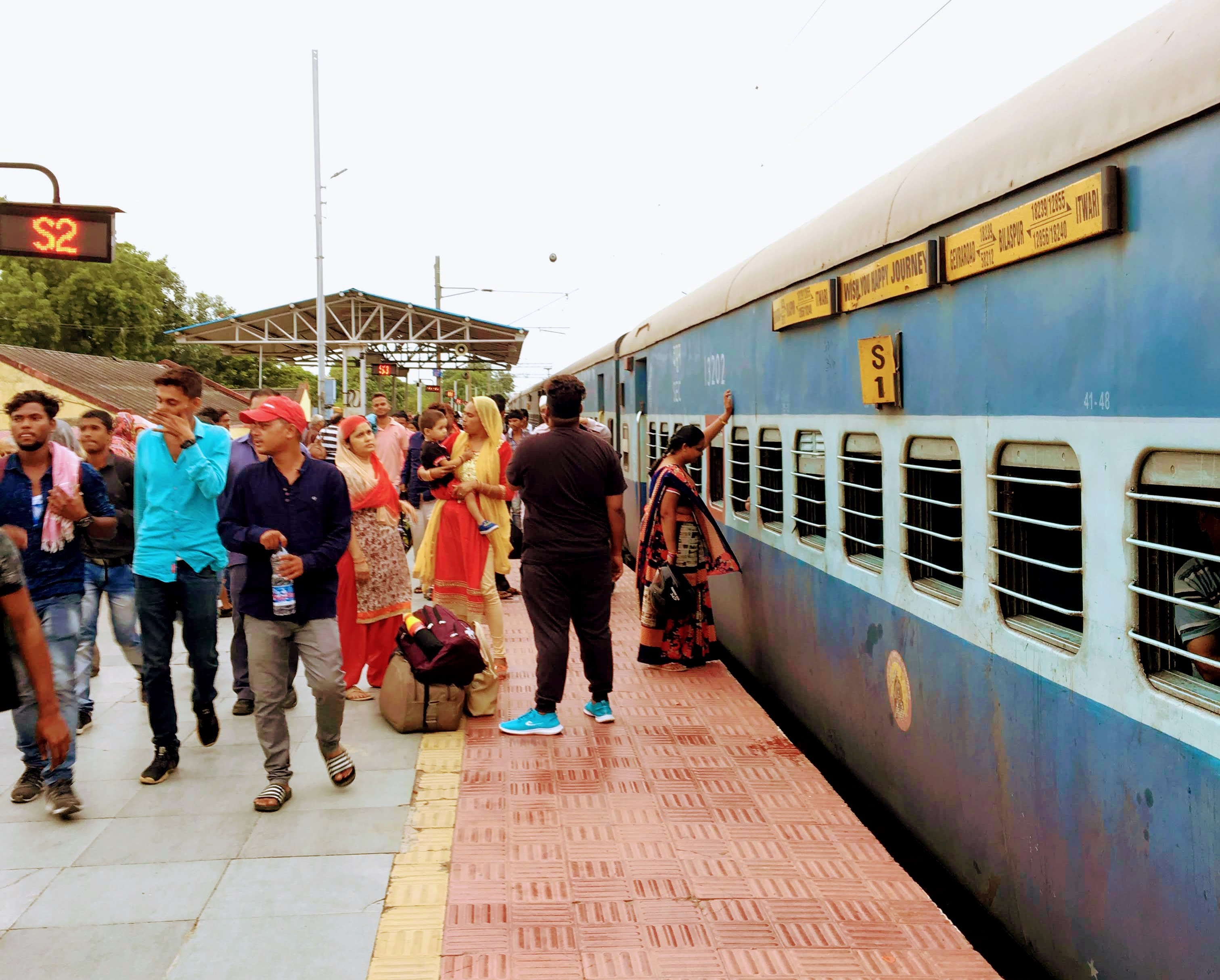 Railway station in Chattisgarh, India